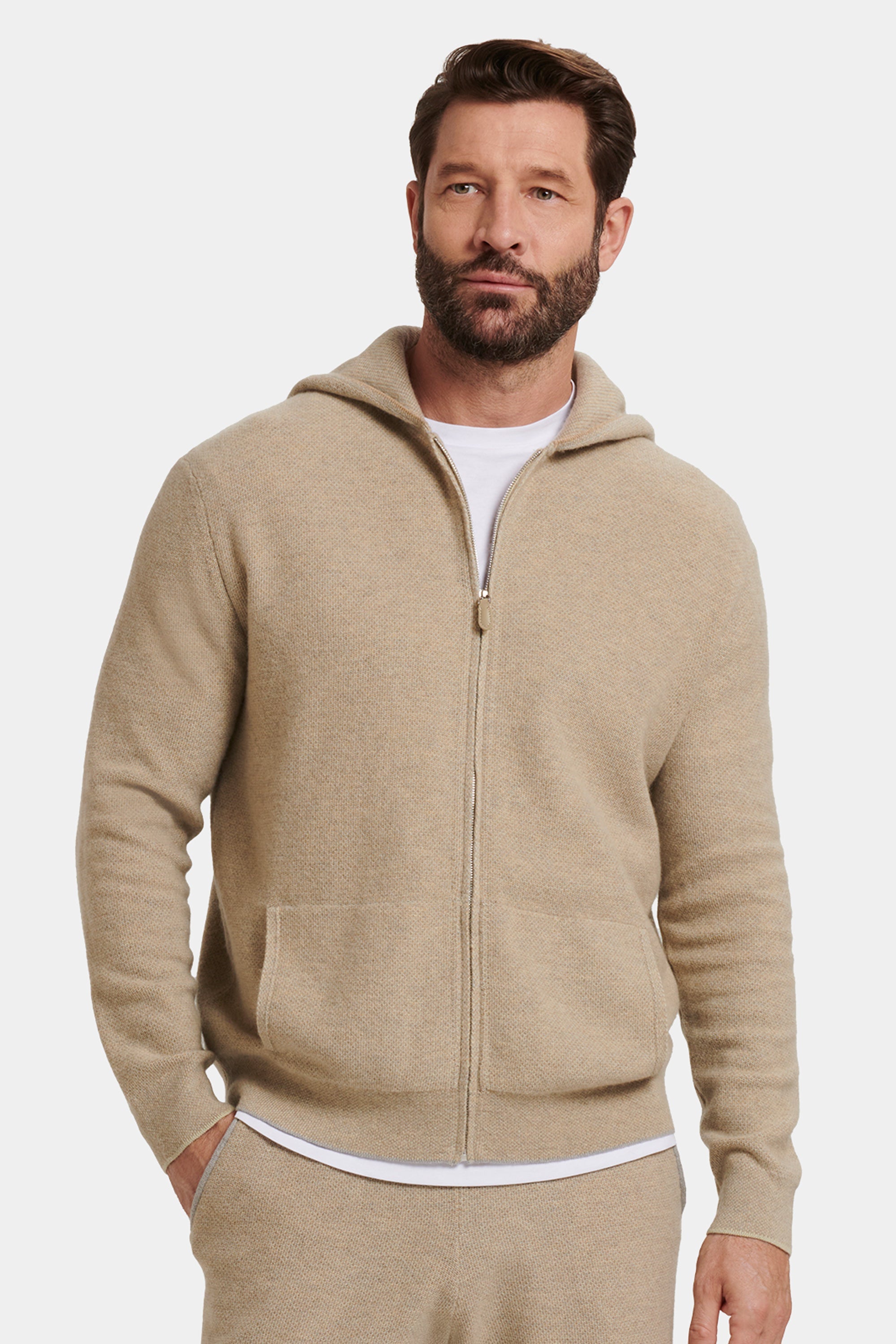 SUDADERA CON CAPUCHA Y CREMALLERA FARO