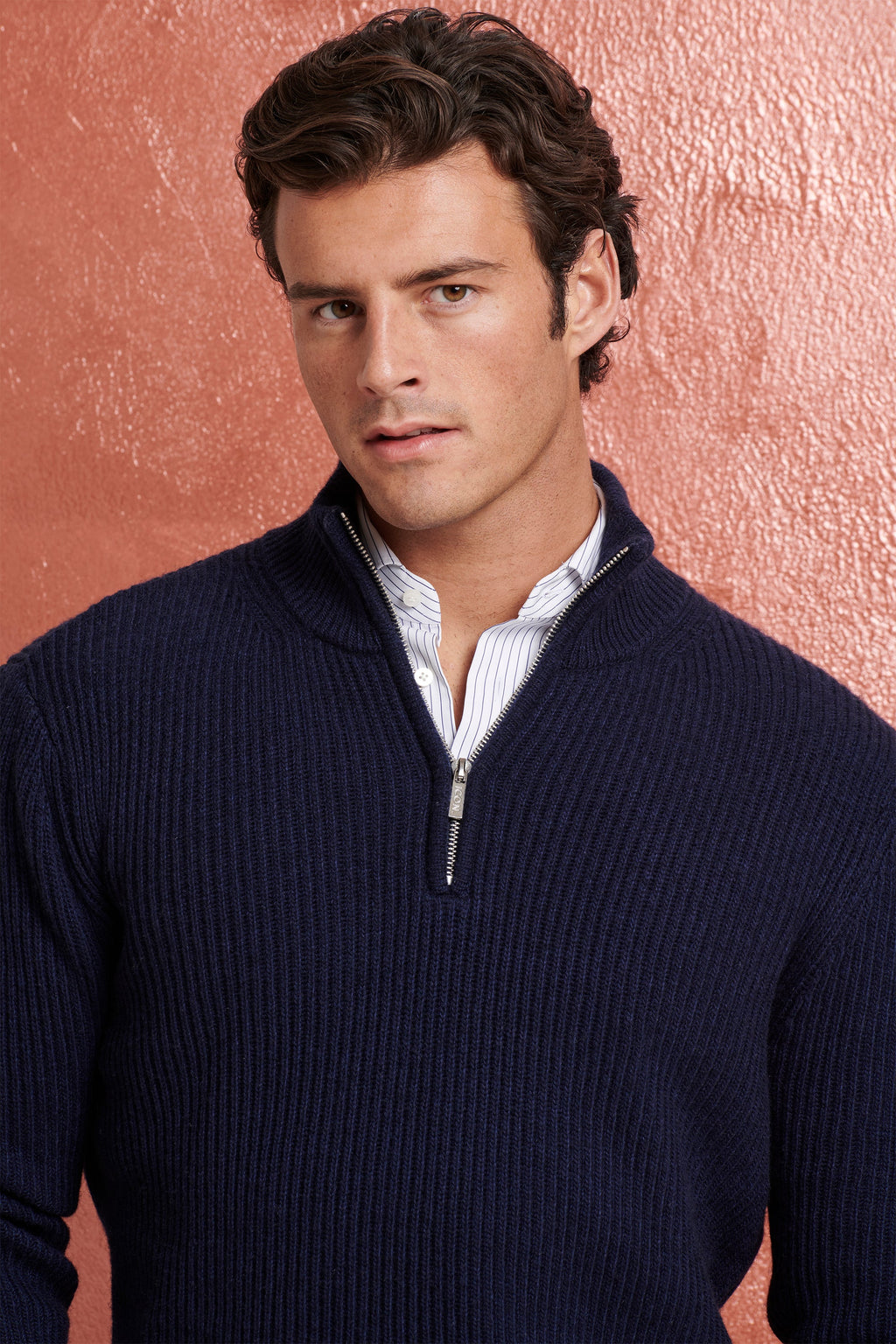 EL VICO QUARTER ZIP SWEATER