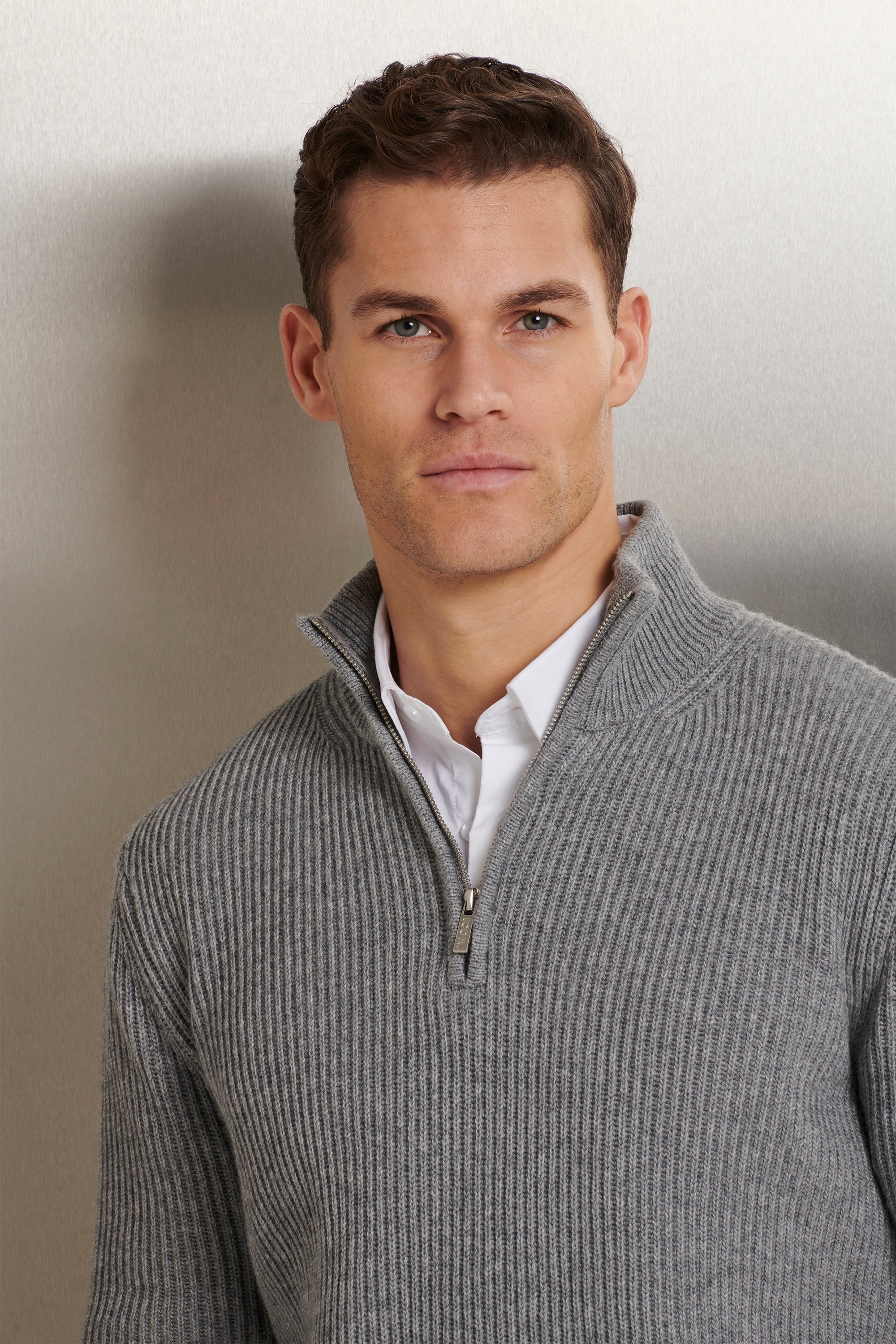 EL VICO QUARTER ZIP SWEATER