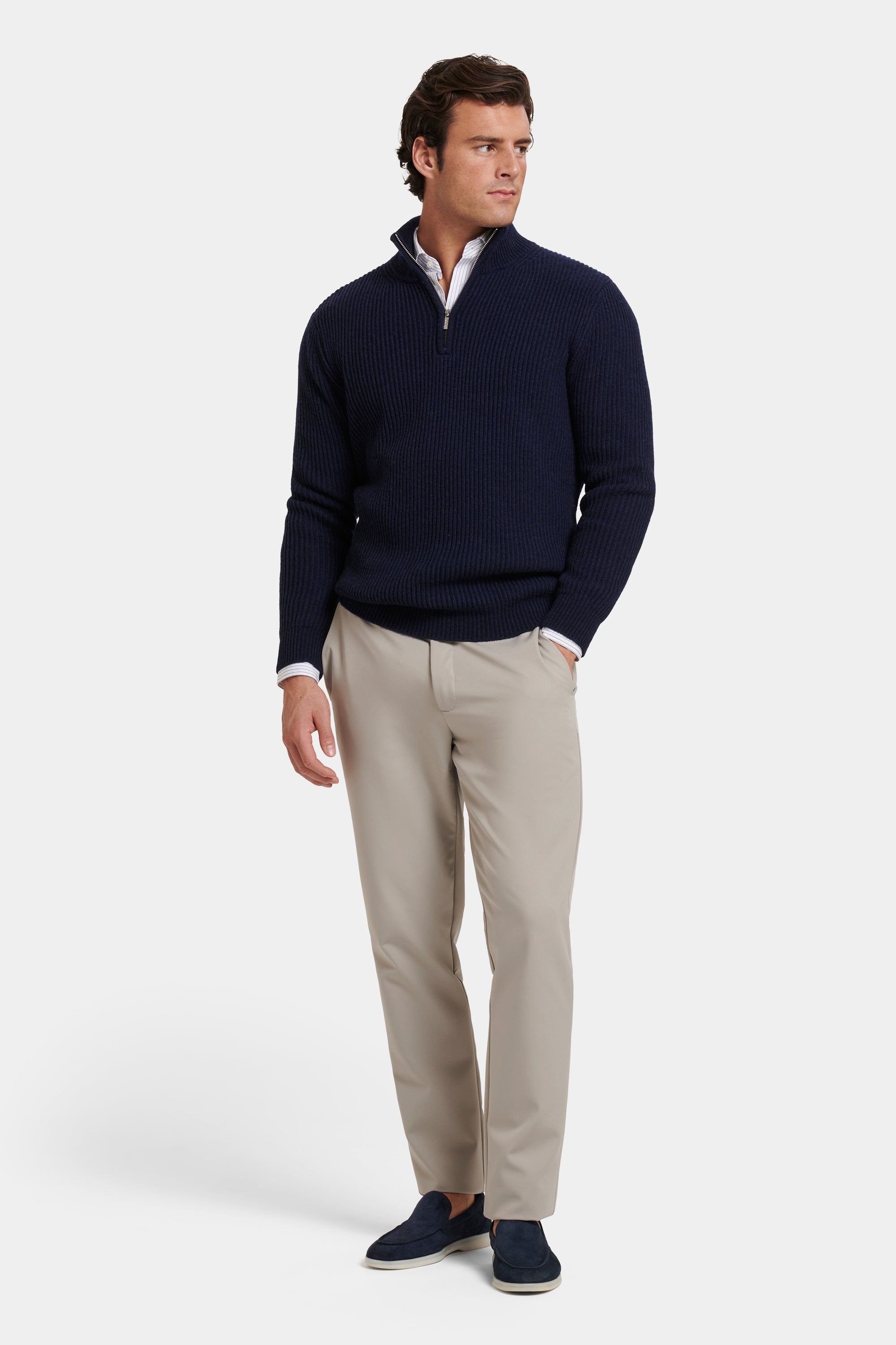 EL VICO QUARTER ZIP SWEATER