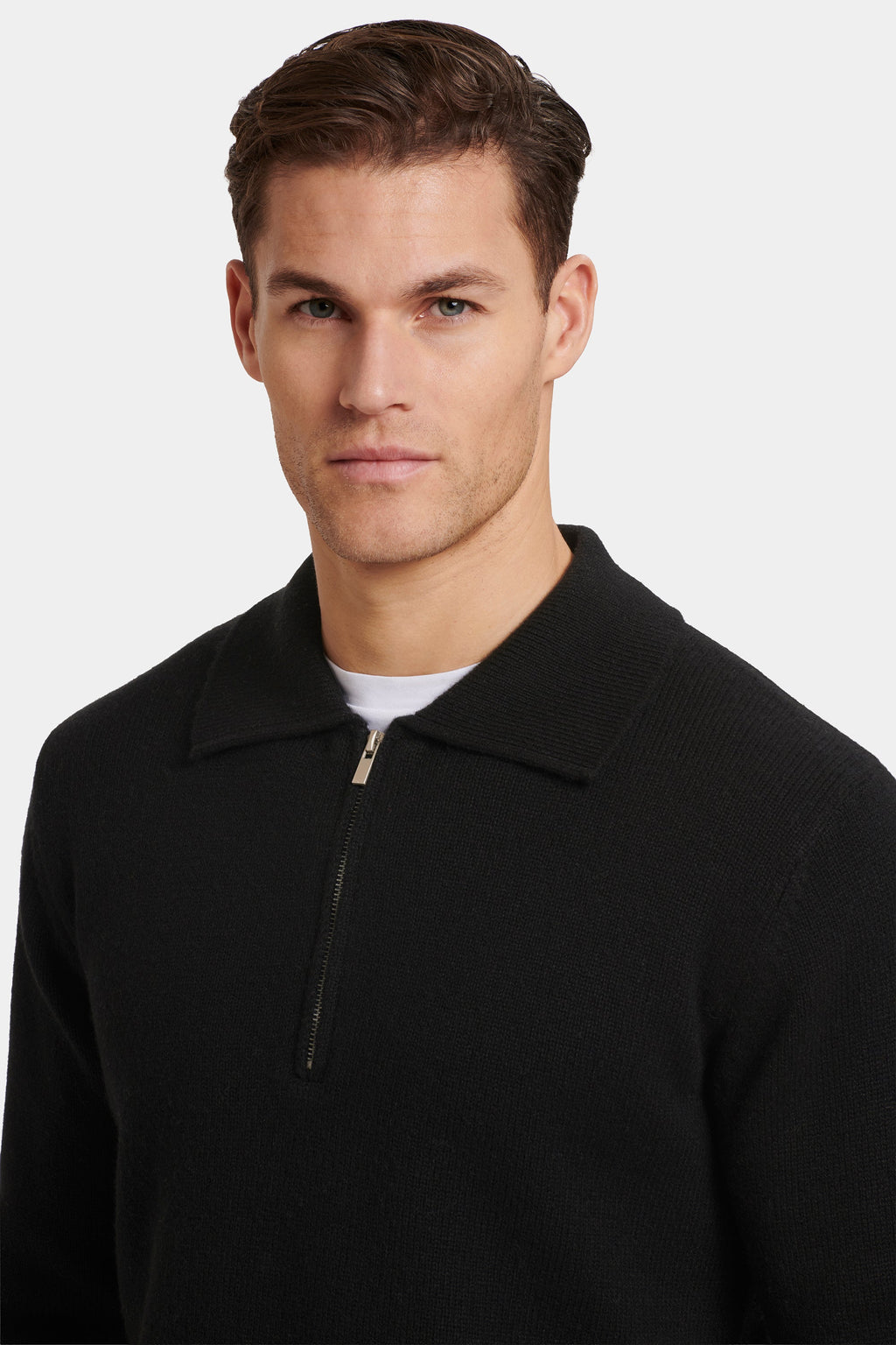 POLO COM FECHO QUARTER ZIP COMPONE