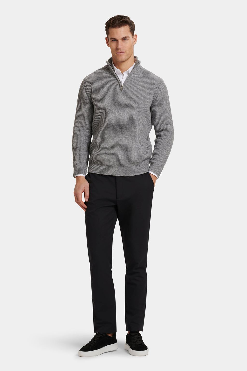 EL VICO QUARTER ZIP SWEATER