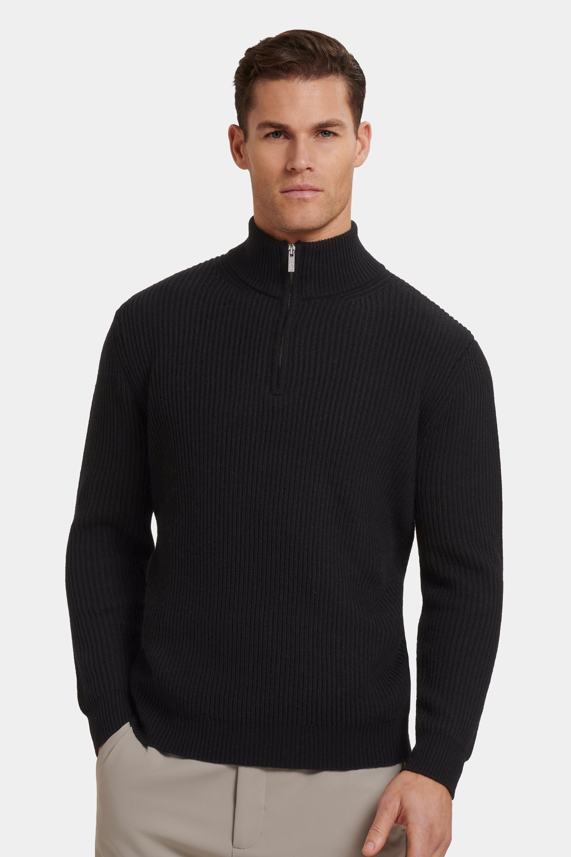 EL VICO QUARTER ZIP SWEATER
