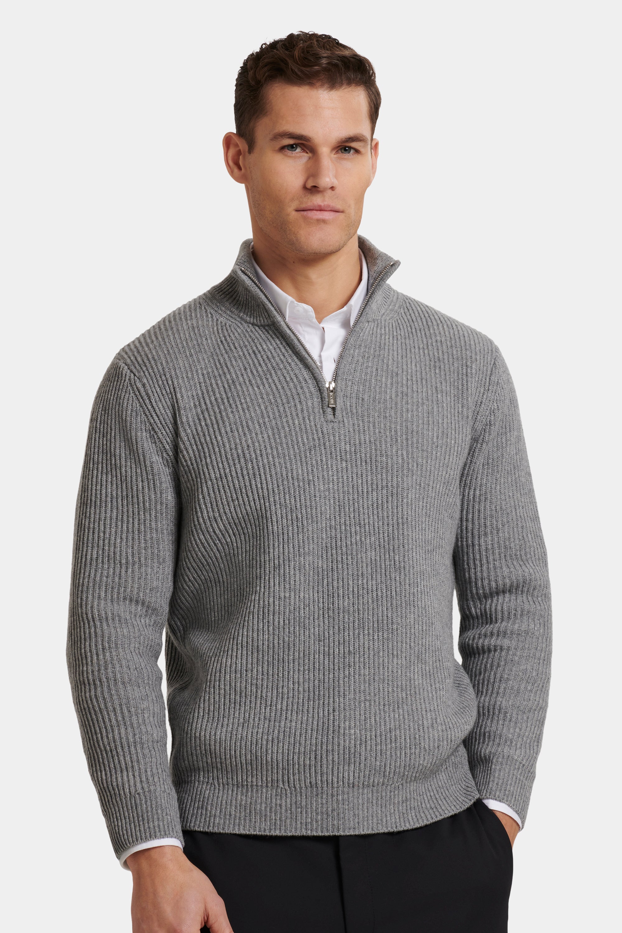 EL VICO QUARTER ZIP SWEATER