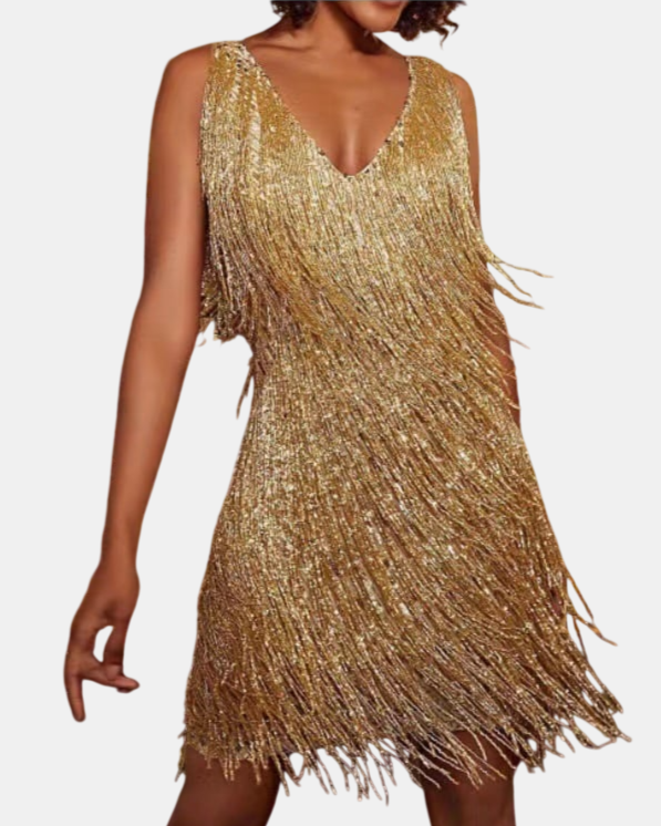 Fringella | Vestido de Fiesta con Flecos