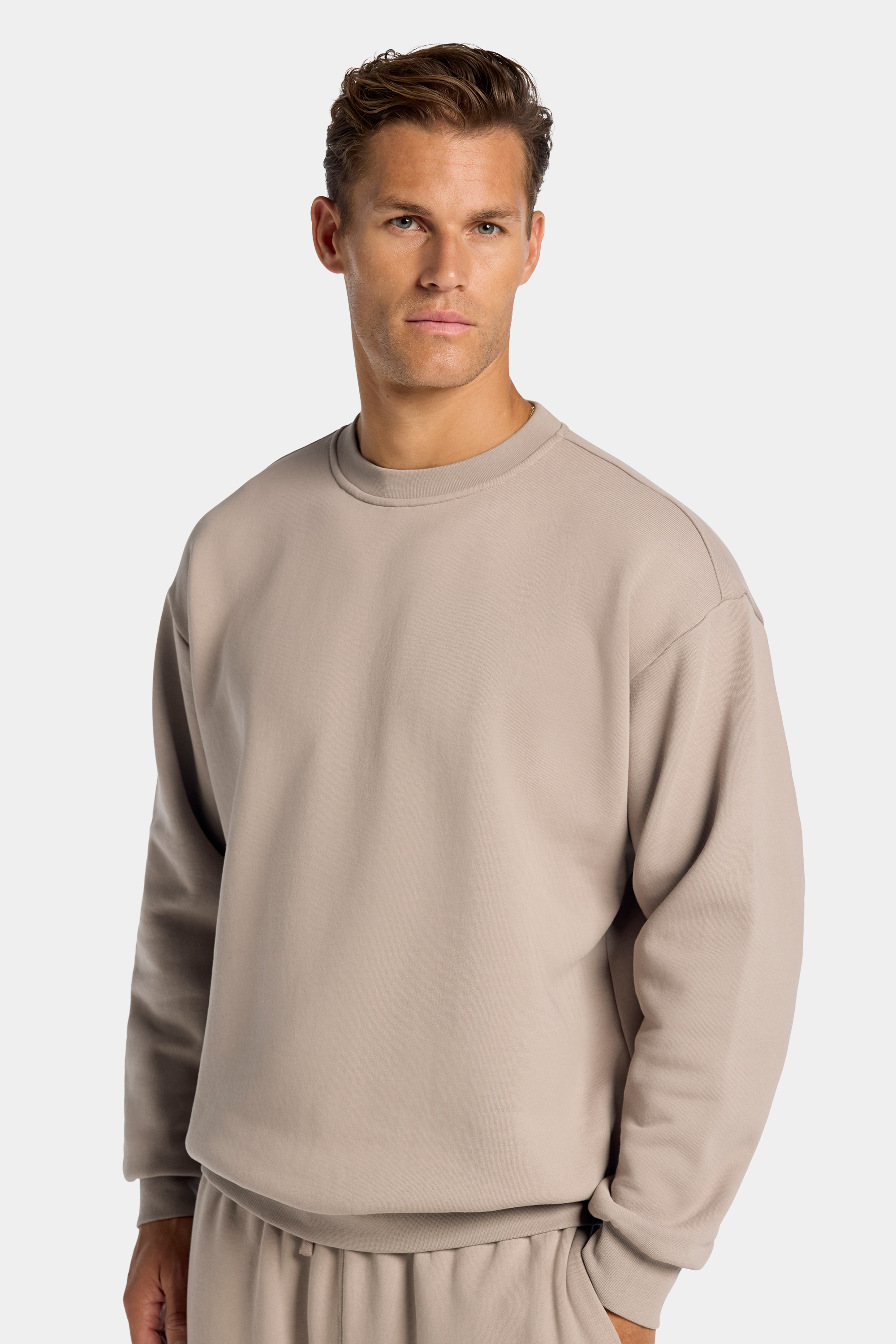 SUDADERA DE CUELLO REDONDO OVERSIZE MILAN