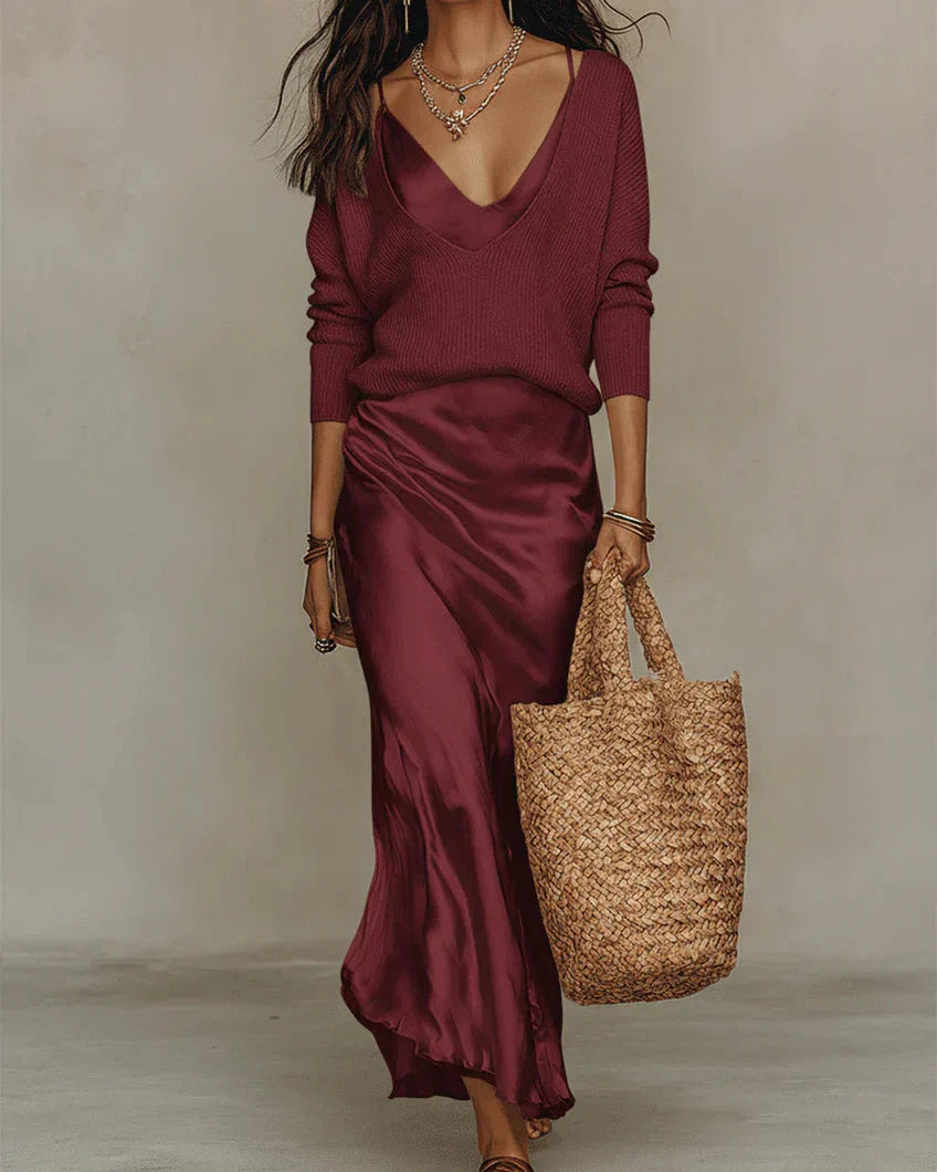 Elena | Vestido Midi con Rebeca Incluida