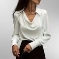 Violet | Blusa Elegante de Satén