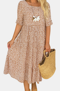 Iris | Vestido Midi de Manga Corta