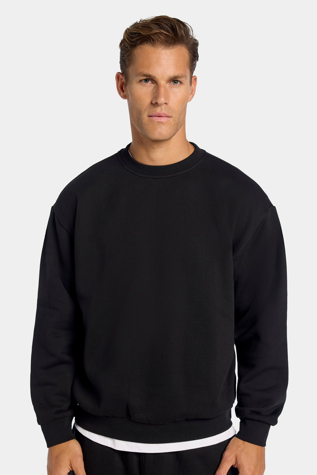 SUDADERA DE CUELLO REDONDO OVERSIZE MILAN