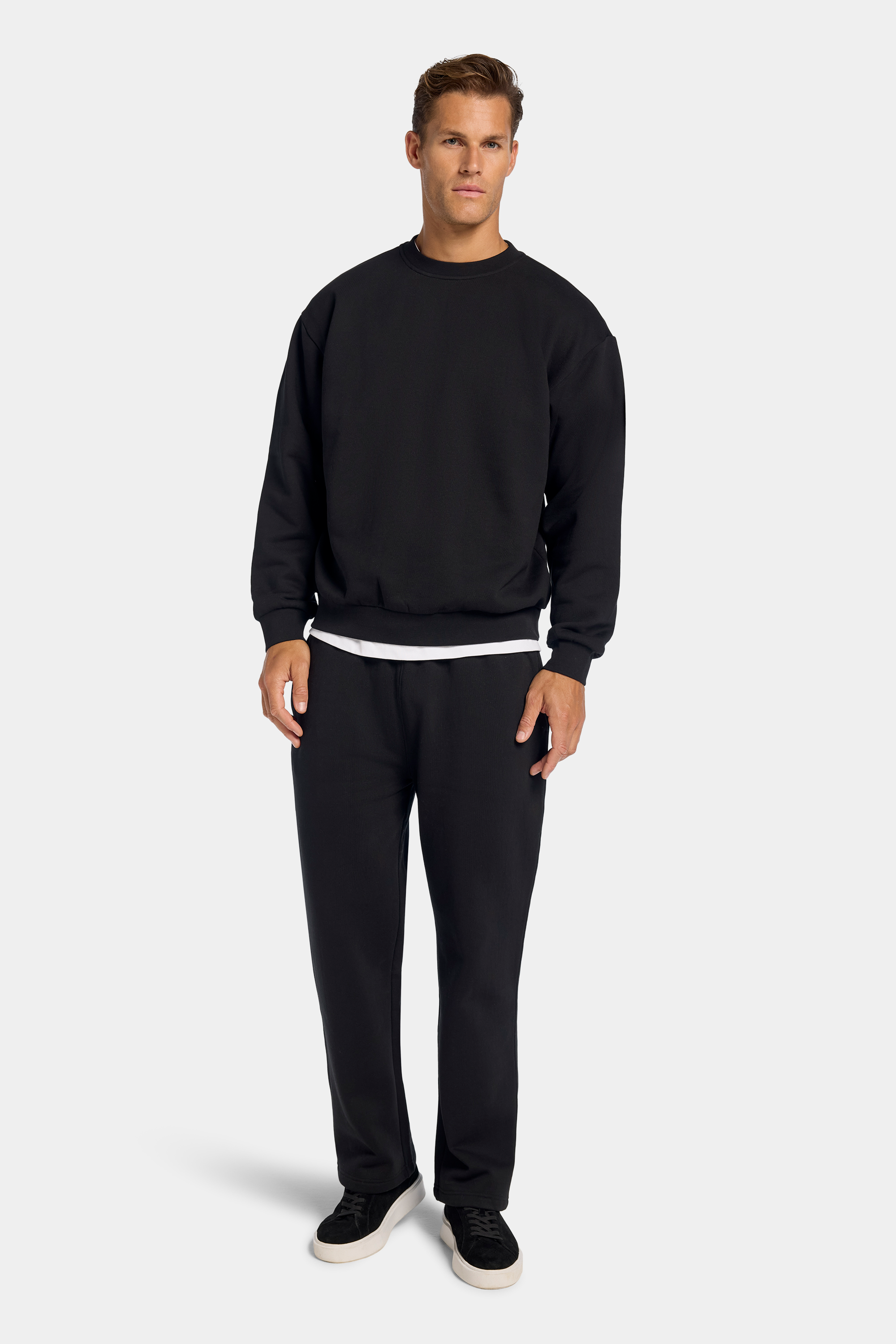 SUDADERA DE CUELLO REDONDO OVERSIZE MILAN