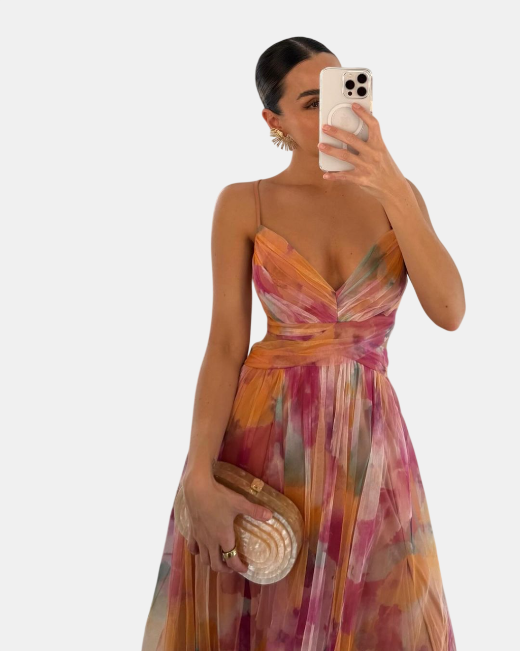 Julia | Vestido Maxi Floral Elegante