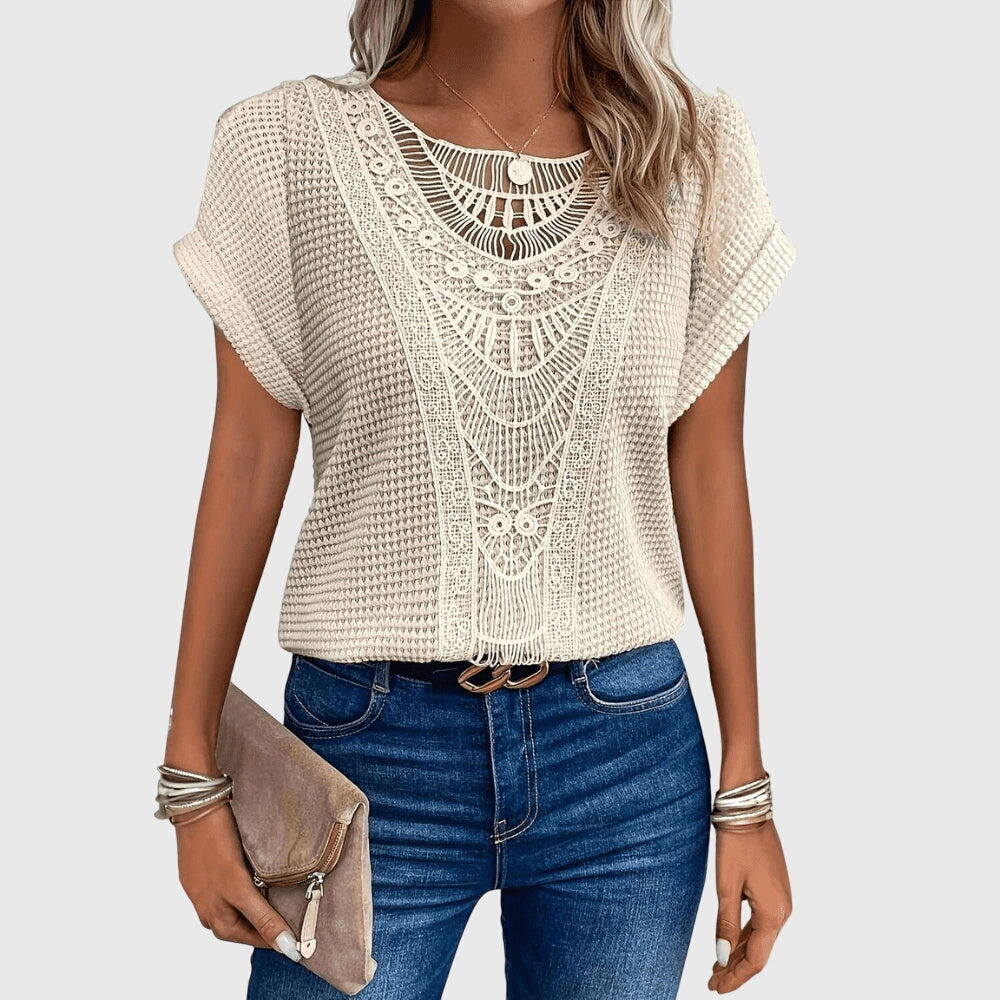 Pearl | Blusa Elegante Estilo Ibiza