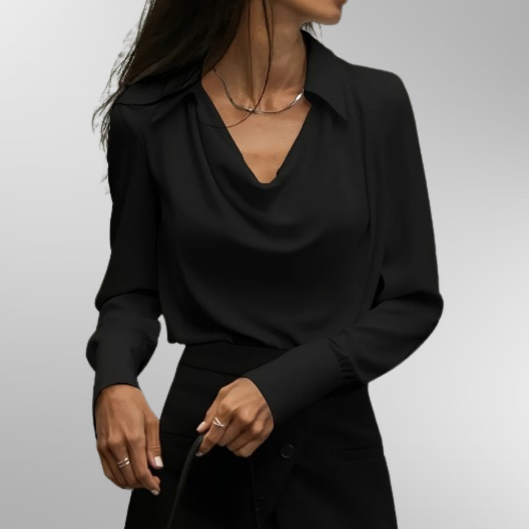 Violet | Blusa Elegante de Satén