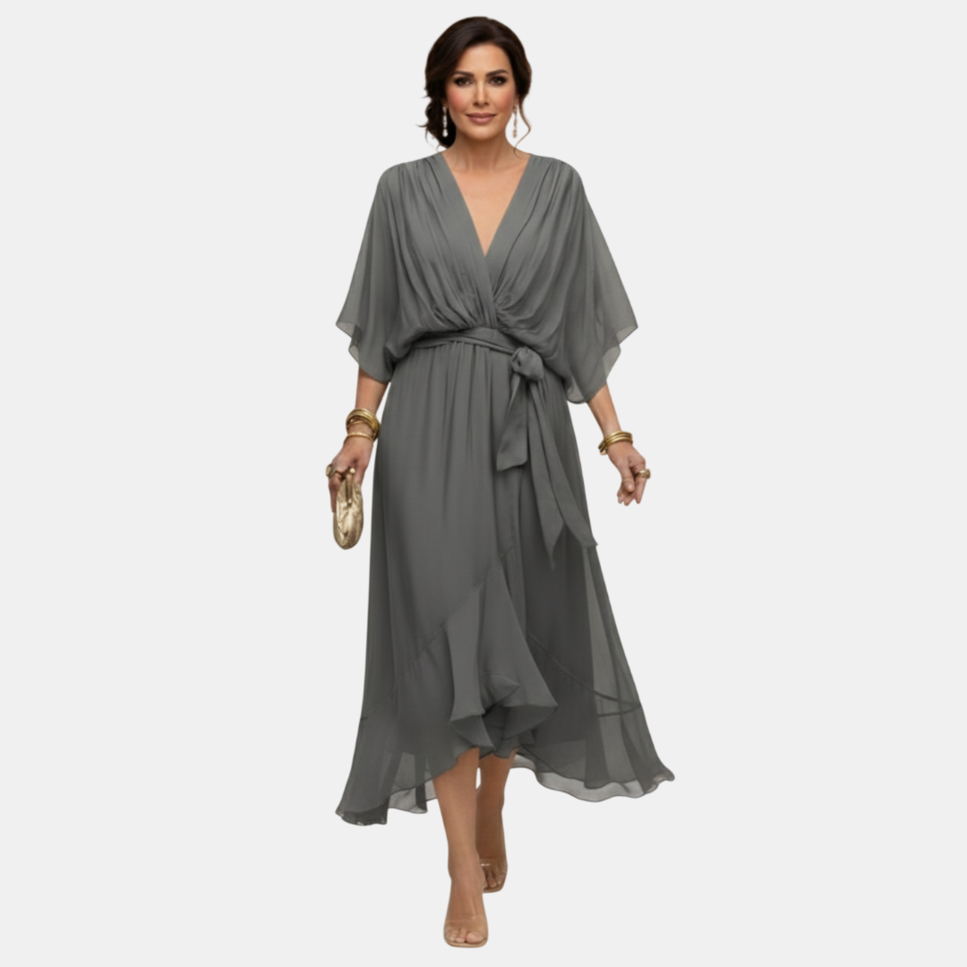 Arabela | Vestido Fluido con Escote en V