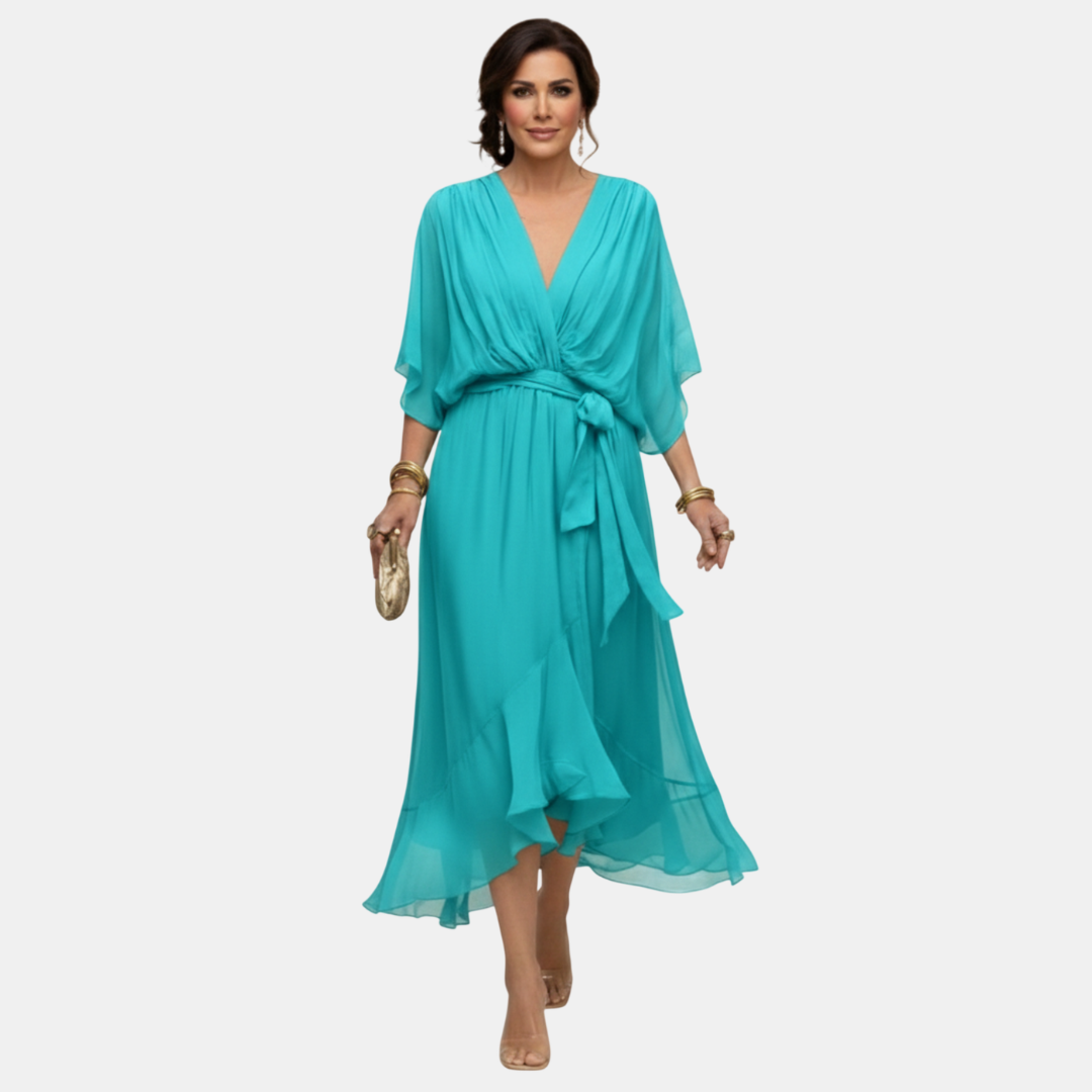Arabela | Vestido Fluido con Escote en V