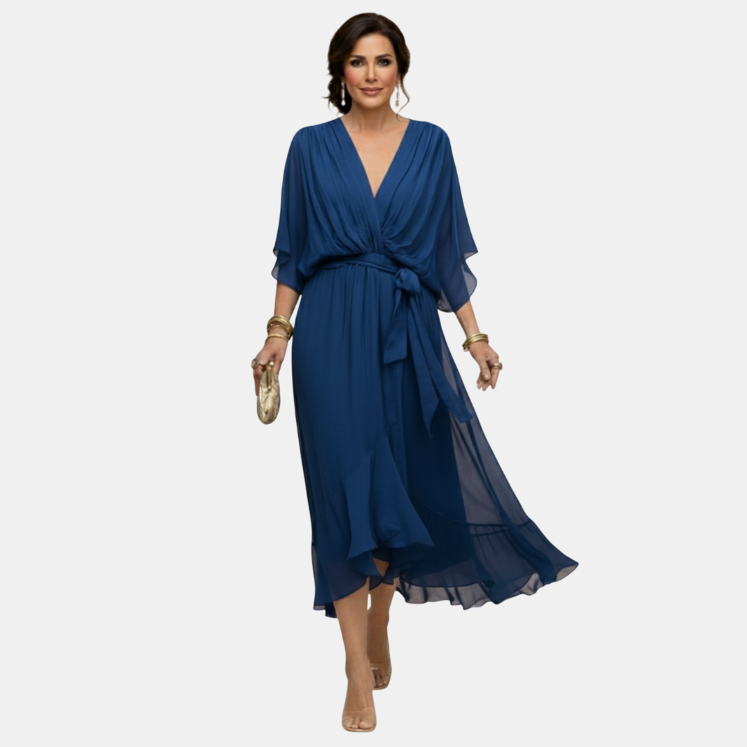 Arabela | Vestido Fluido con Escote en V