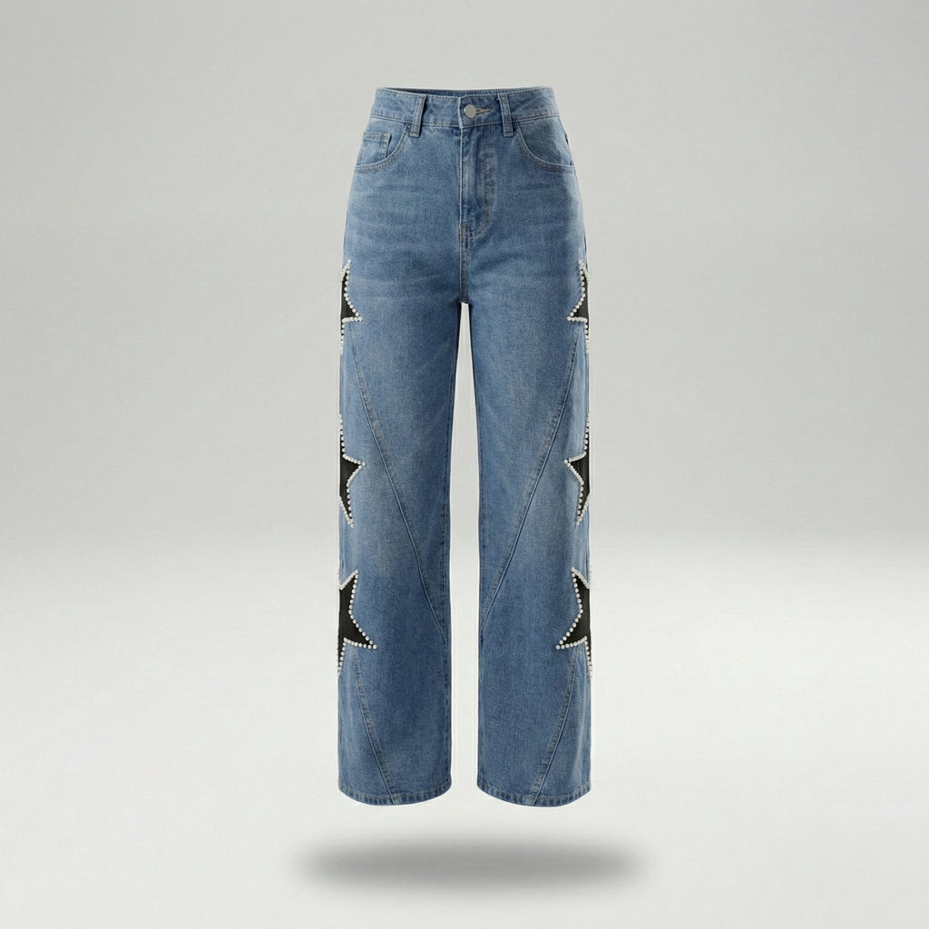 Vaqueros Casual con Estrellas