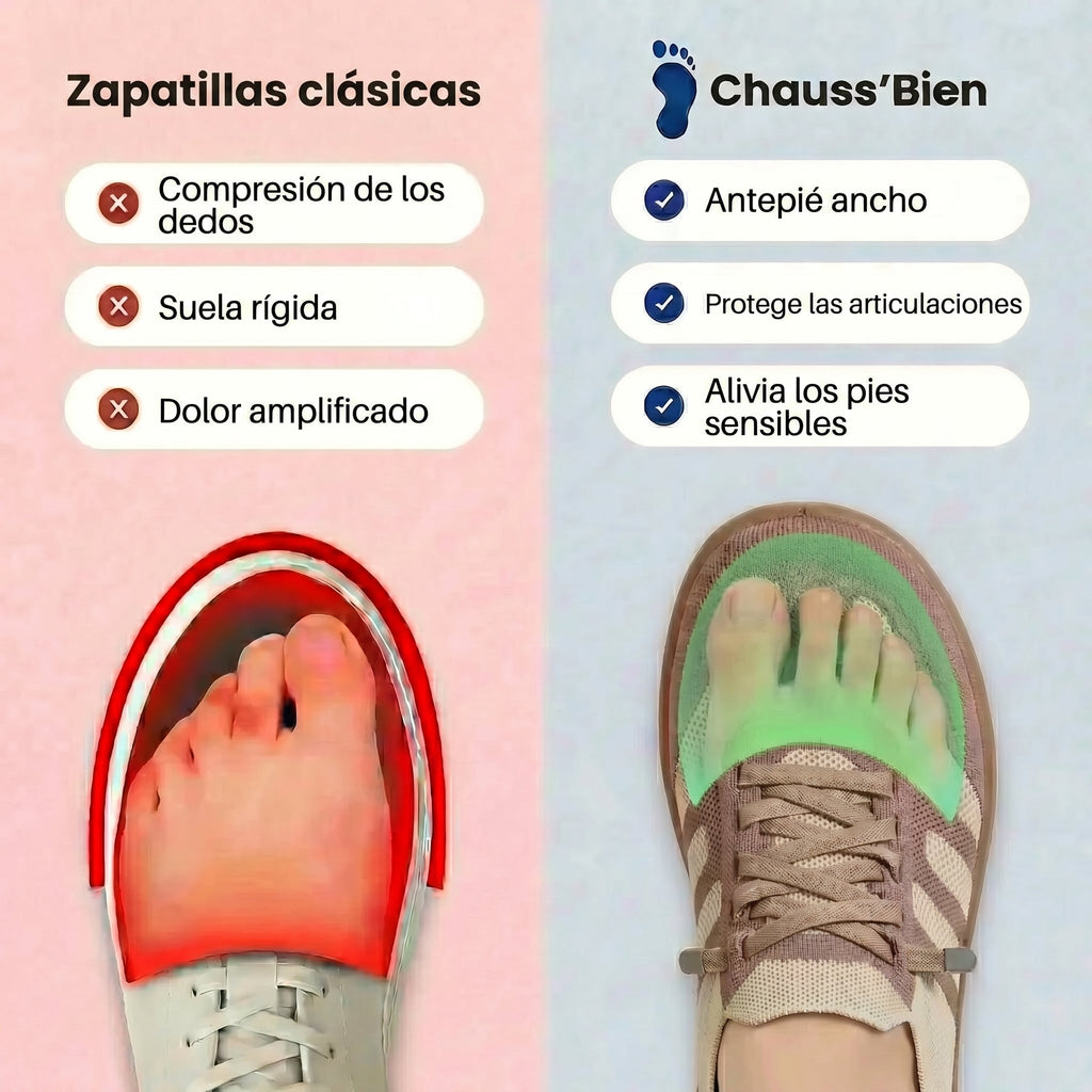 Zapatos Ortopédicos Cómodos para Mujer