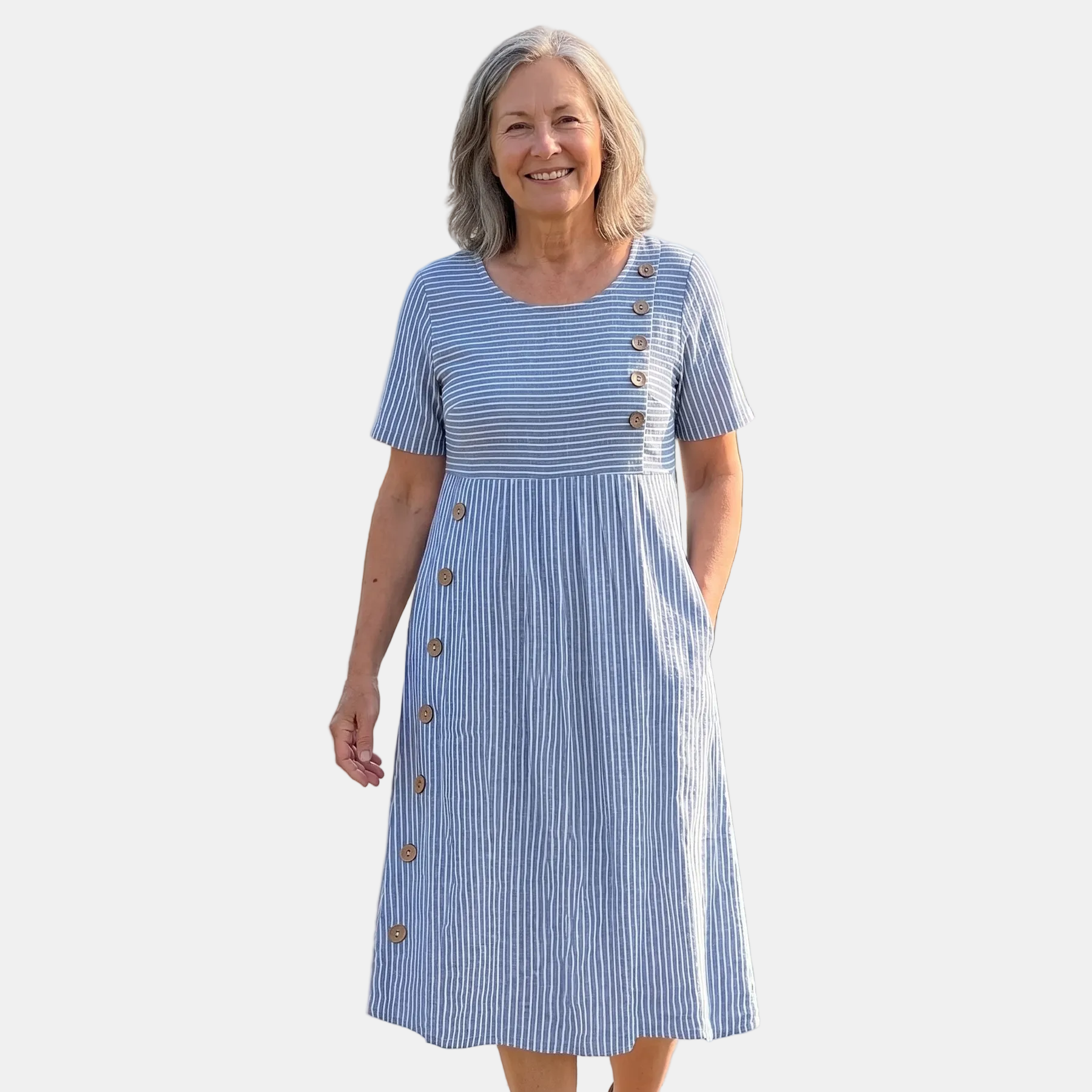 Sofía | Vestido de Verano con Rayas