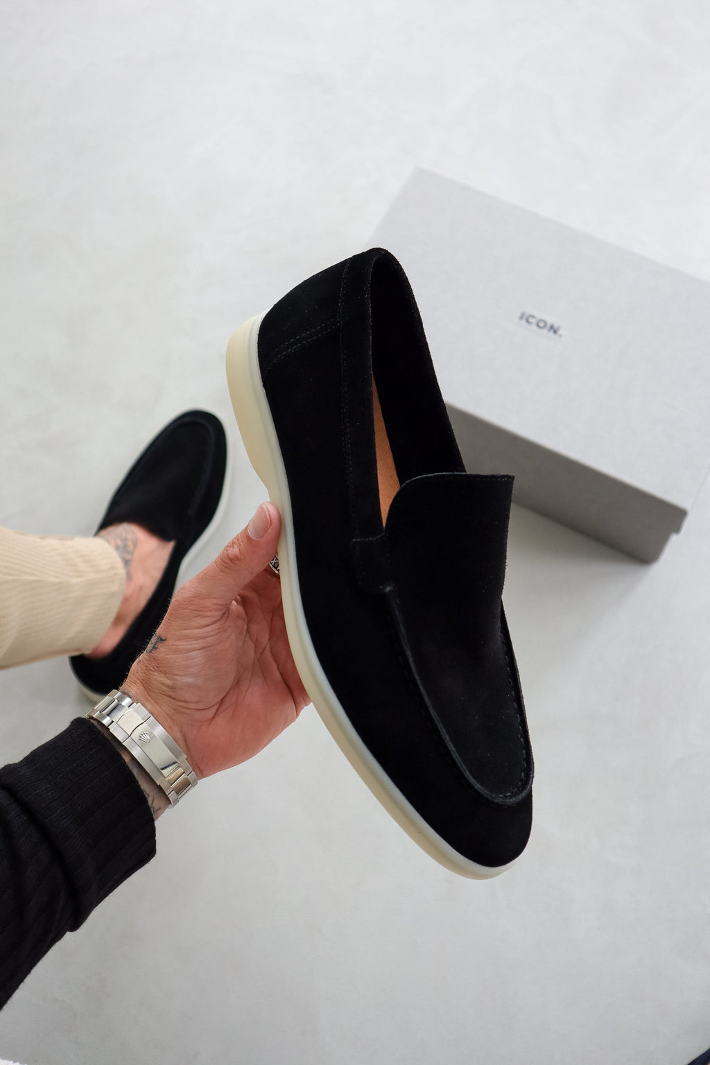 EL CLÁSICO MOCASÍN DE ANTE