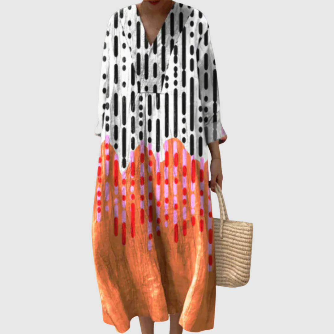 Lily | Vestido Geométrico