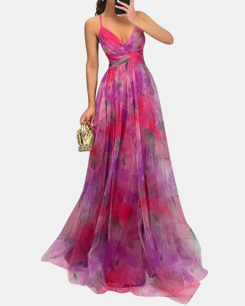 Julia | Vestido Maxi Floral Elegante