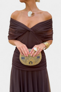 Florena | Vestido Maxi Floral con Escote en V