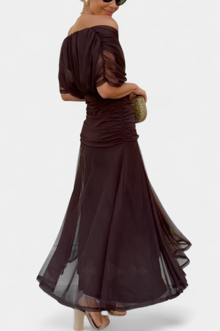 Florena | Vestido Maxi Floral con Escote en V