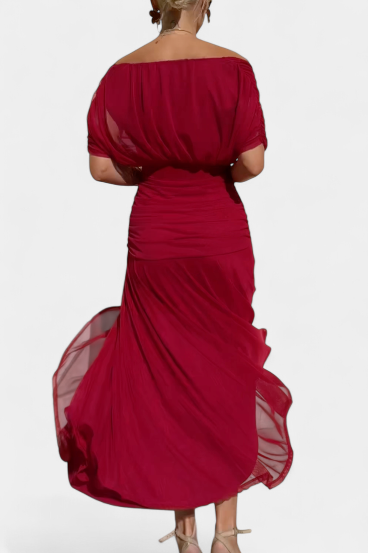 Florena | Vestido Maxi Floral con Escote en V