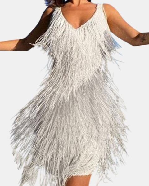 Fringella | Vestido de Fiesta con Flecos