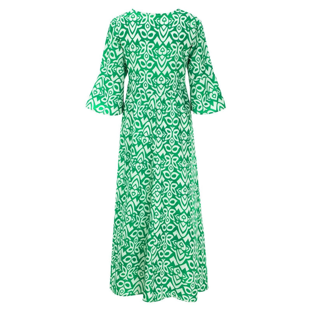 Vestido Recto con Estampado Floral