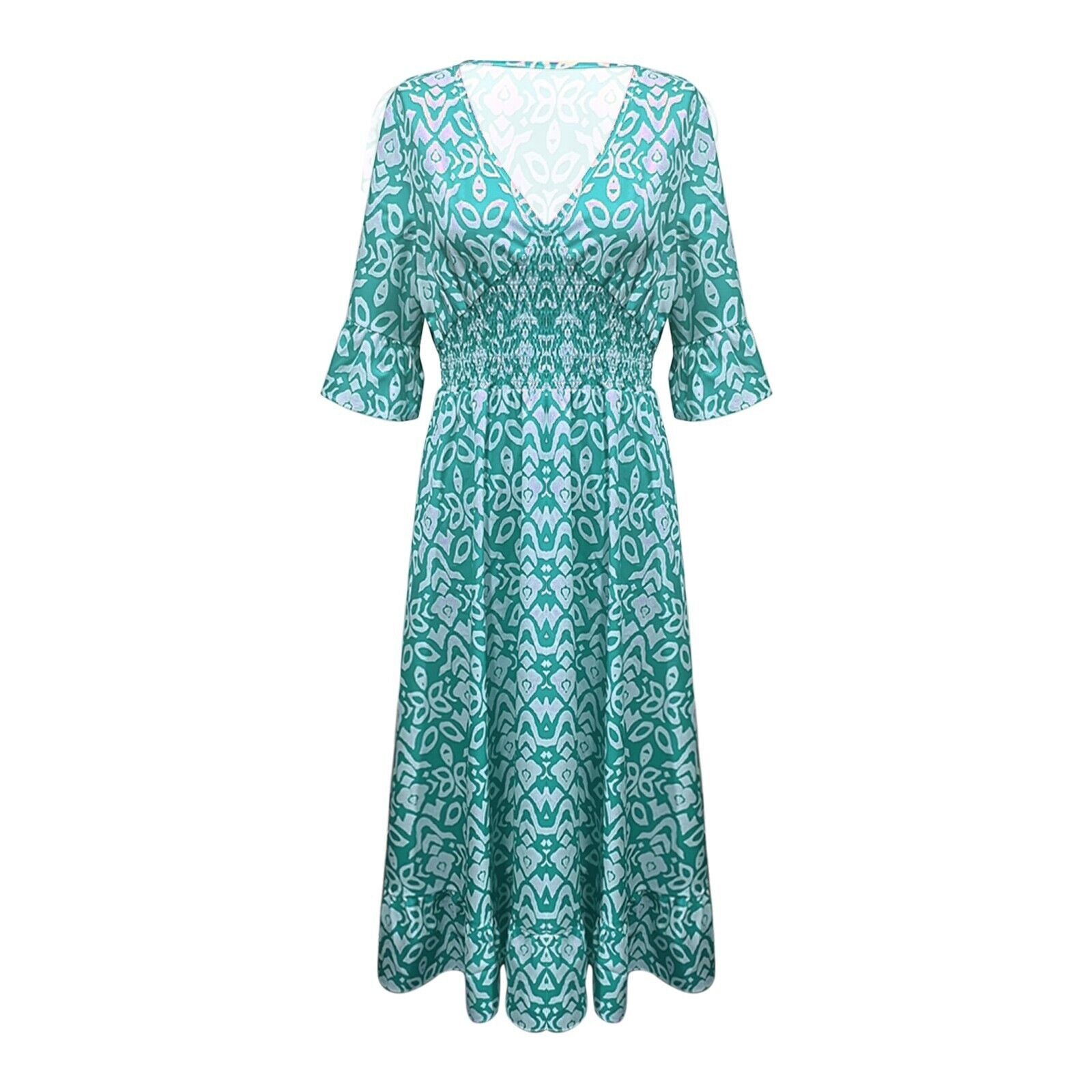 Vestido Recto con Estampado Floral