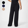 Pantalones de Pata Ancha con Control de Abdomen